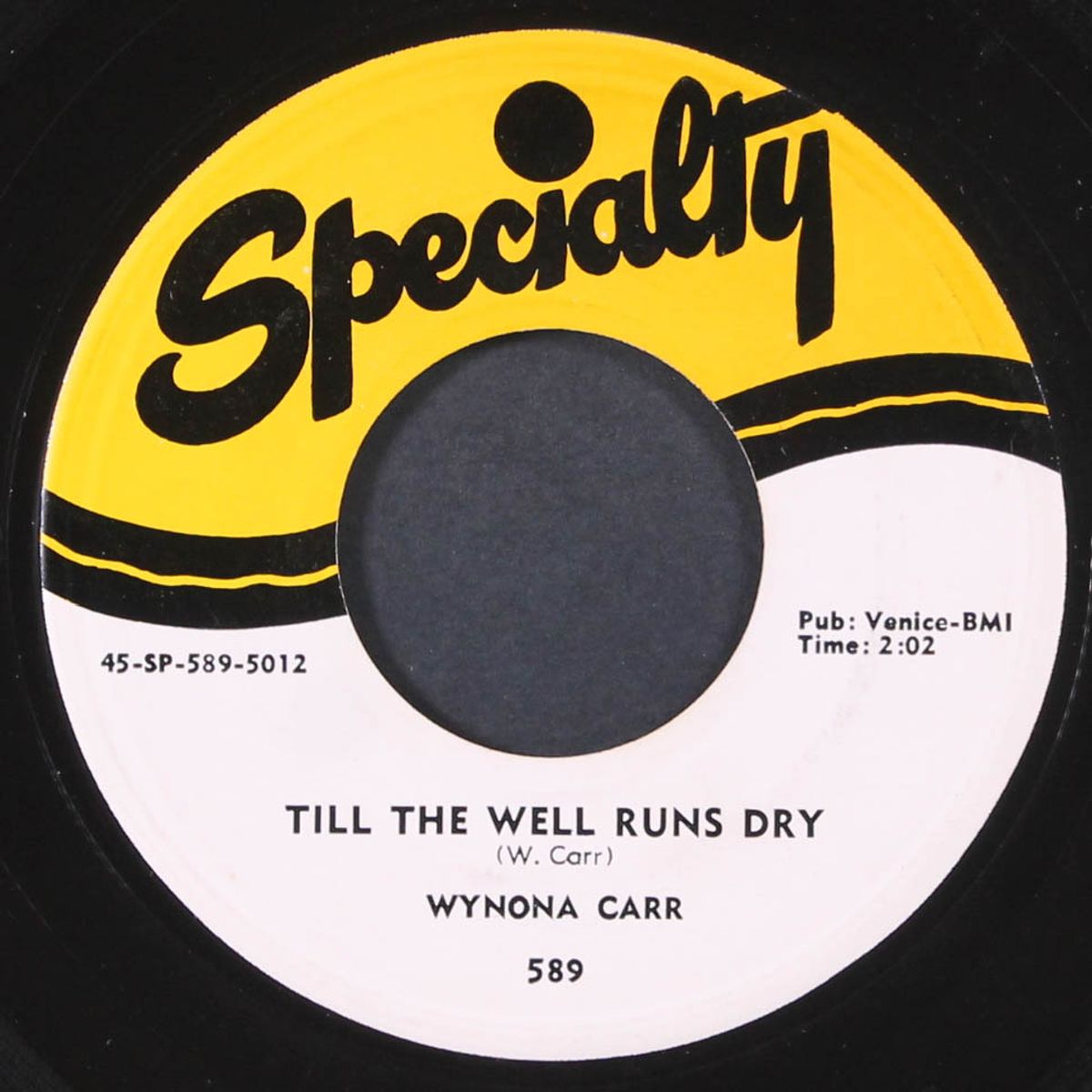 till the well runs dry / should i ever love again by WYNONA CARR
