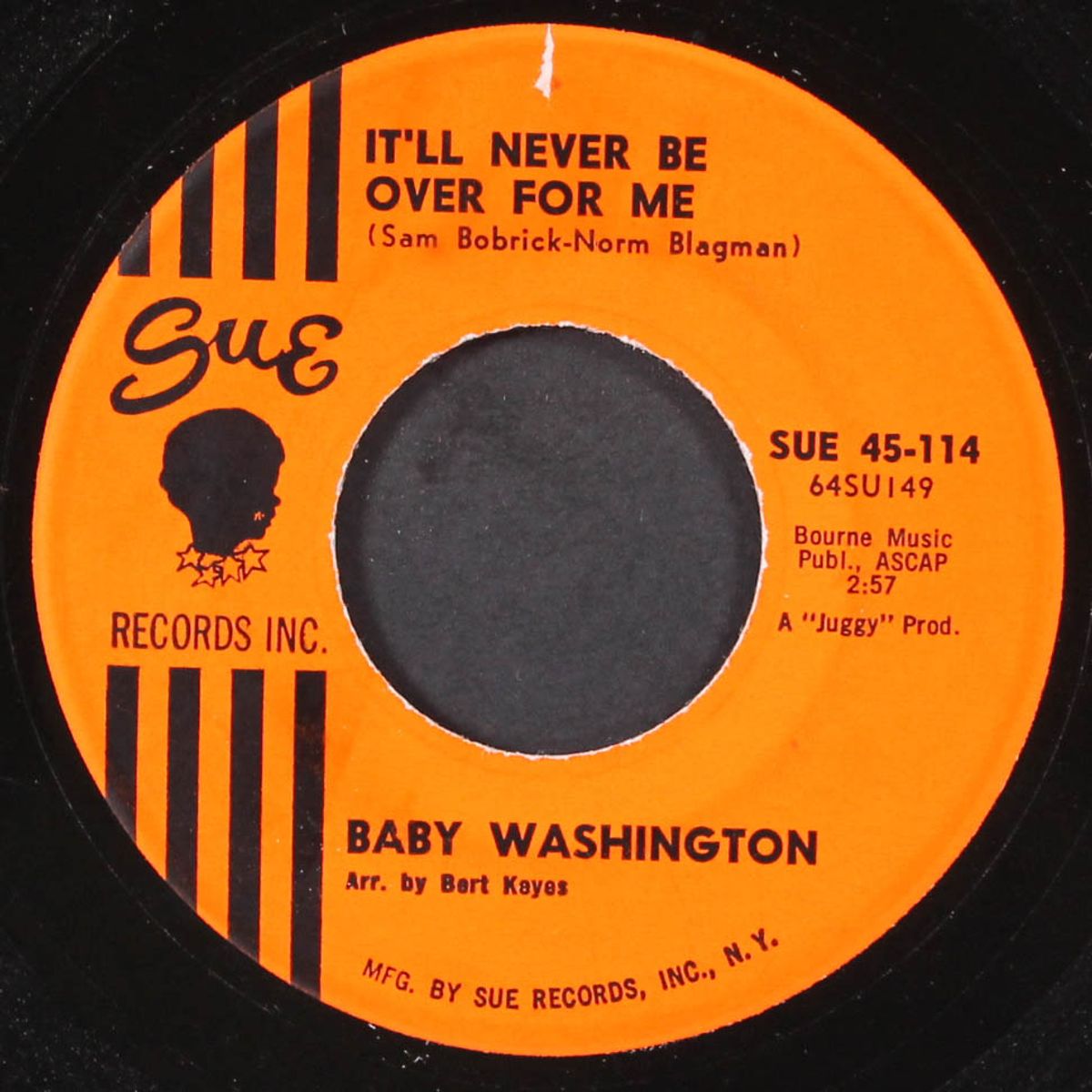 it'll never be over for me / move on drifter by BABY WASHINGTON