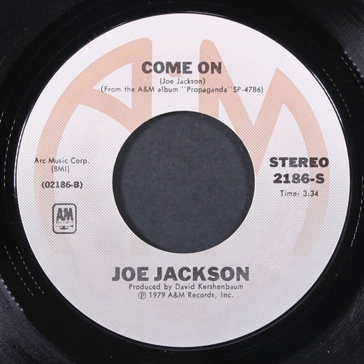 it's different for girls / come on by JOE JACKSON