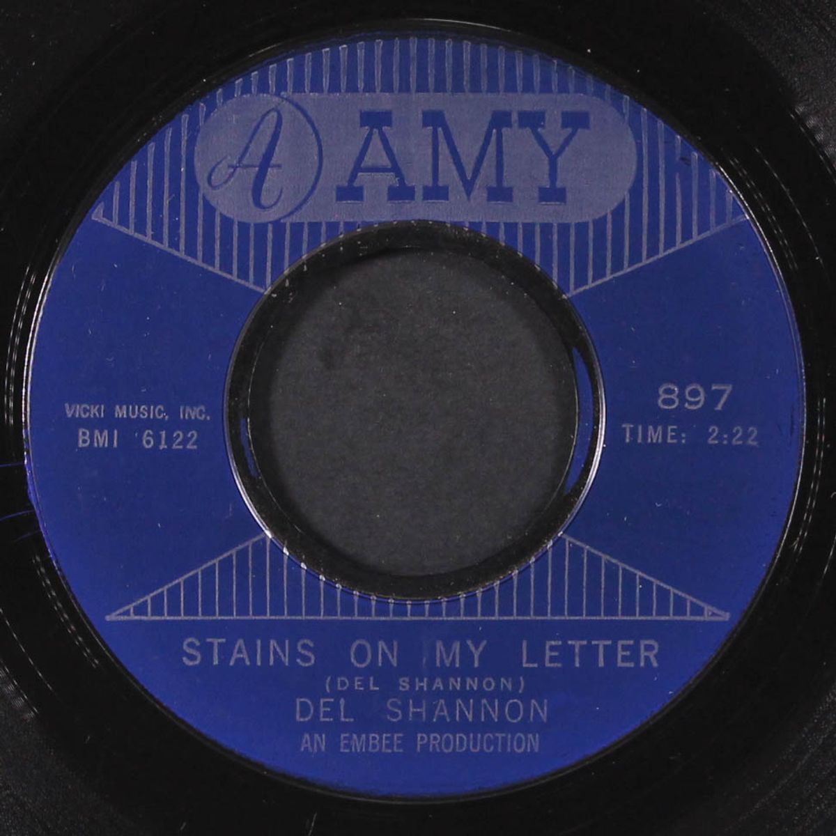 mary jane / stains on my letter by DEL SHANNON