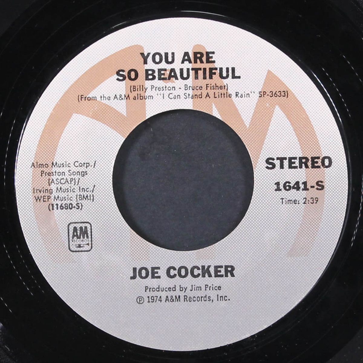 you are so beautiful by JOE COCKER