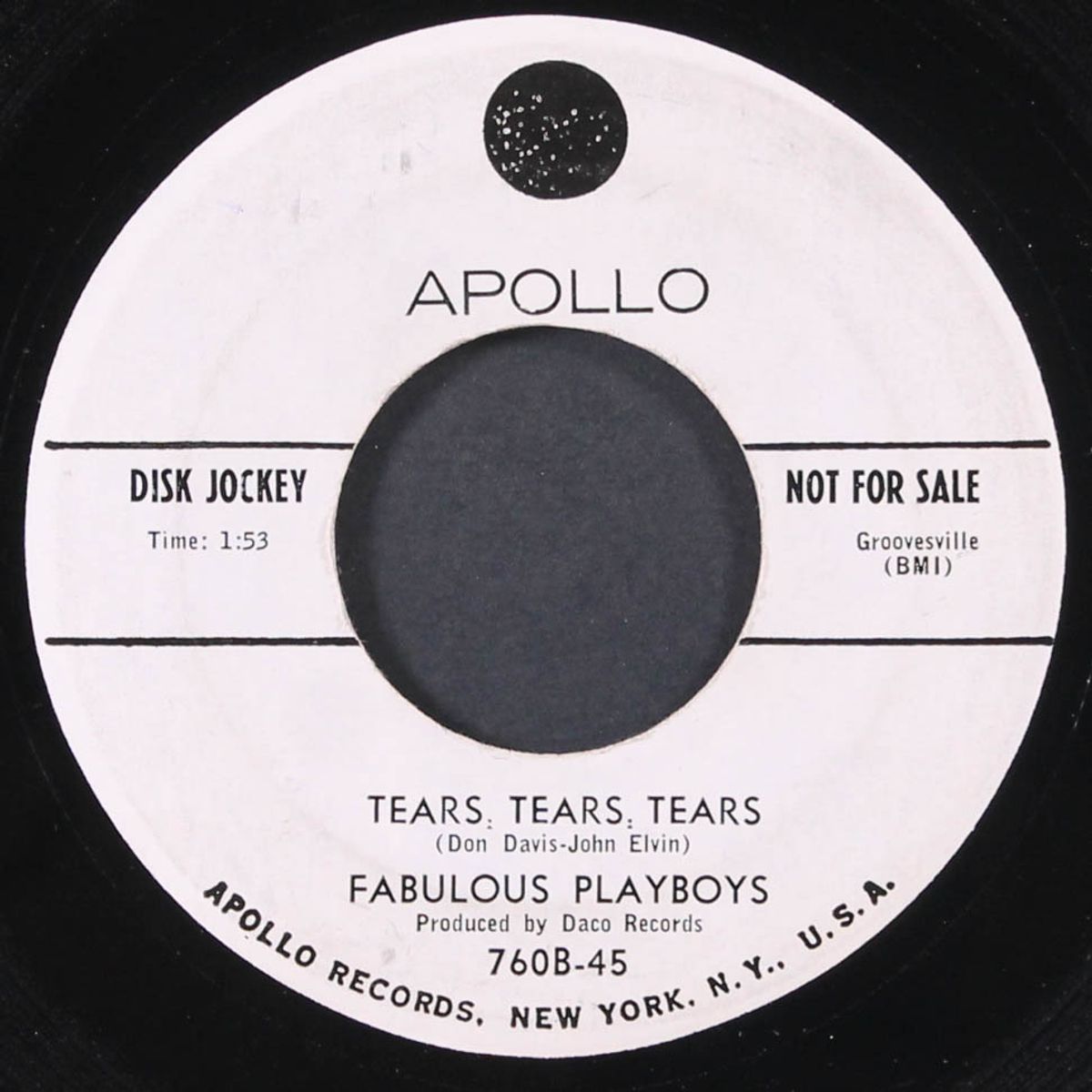 honkey tonk woman / tears, tears, tears by FABULOUS PLAYBOYS