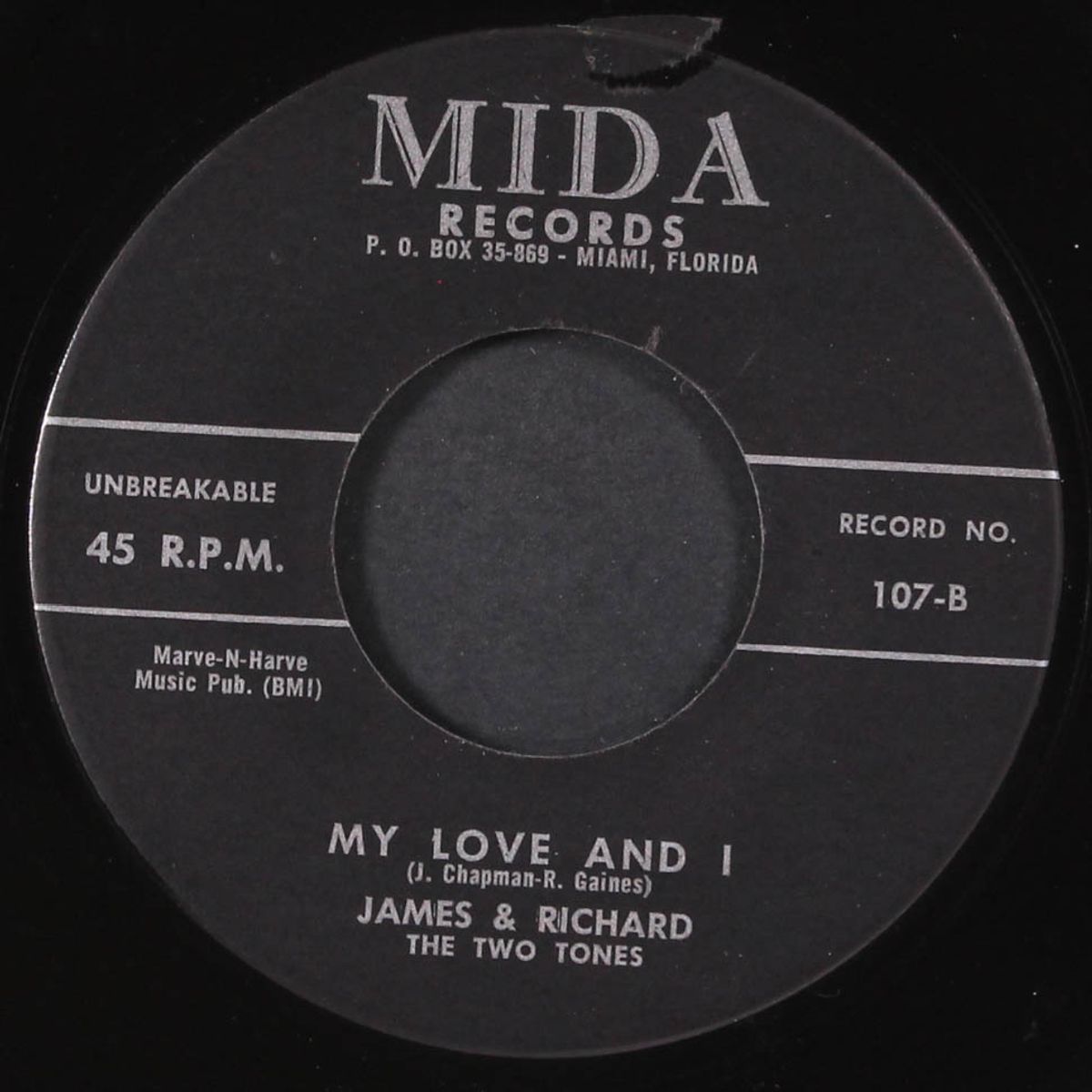 i'll cry / my love and i by JAMES RICHARD & TWO TONES