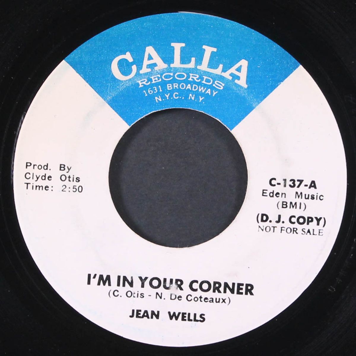 i'm in your corner / i feel good by JEAN WELLS