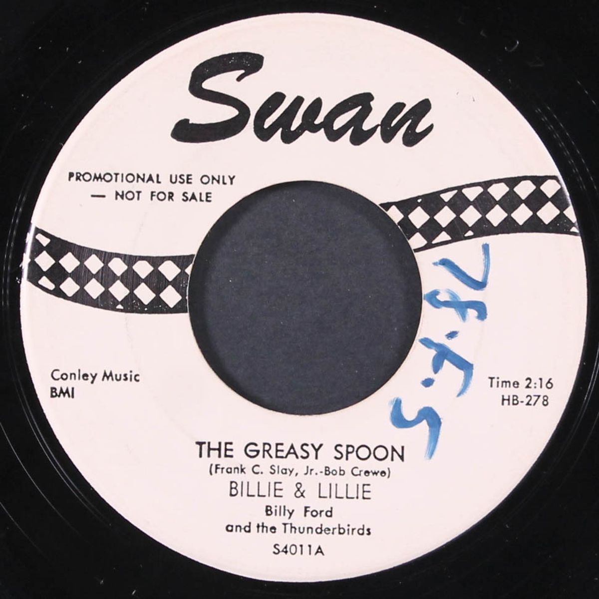 hangin' on to you / the greasy spoon by BILLIE & LILLIE