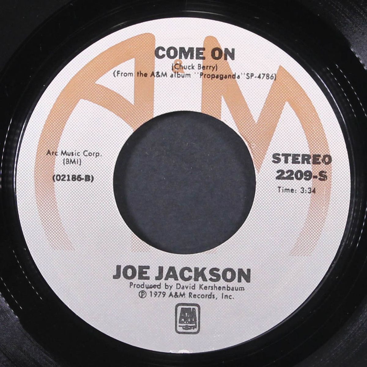 i'm the man / come on by JOE JACKSON