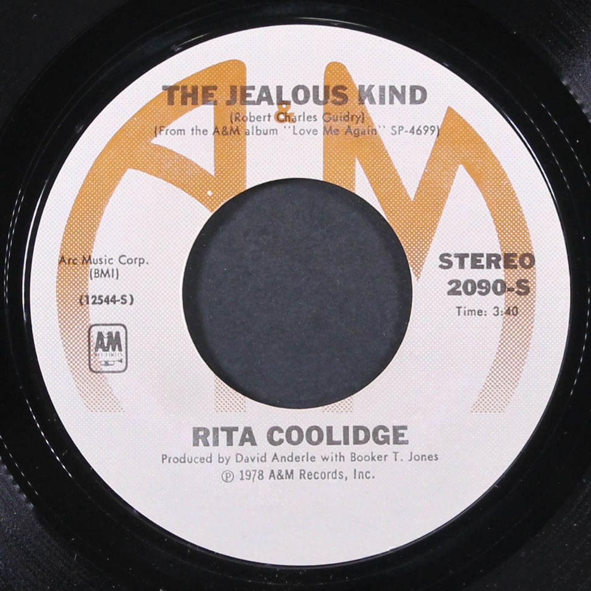 love me again / the jealous kind by RITA COOLIDGE