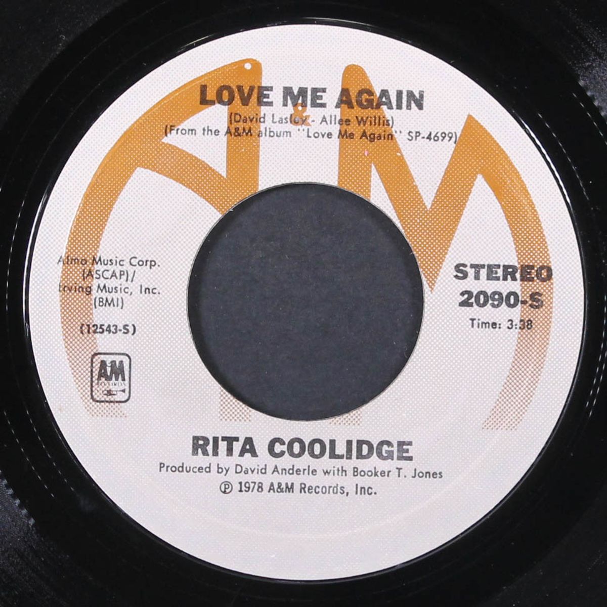 love me again / the jealous kind by RITA COOLIDGE