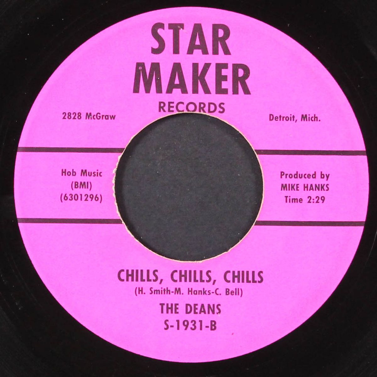 (lady of the) caravan / chills, chills, chills by DEANS