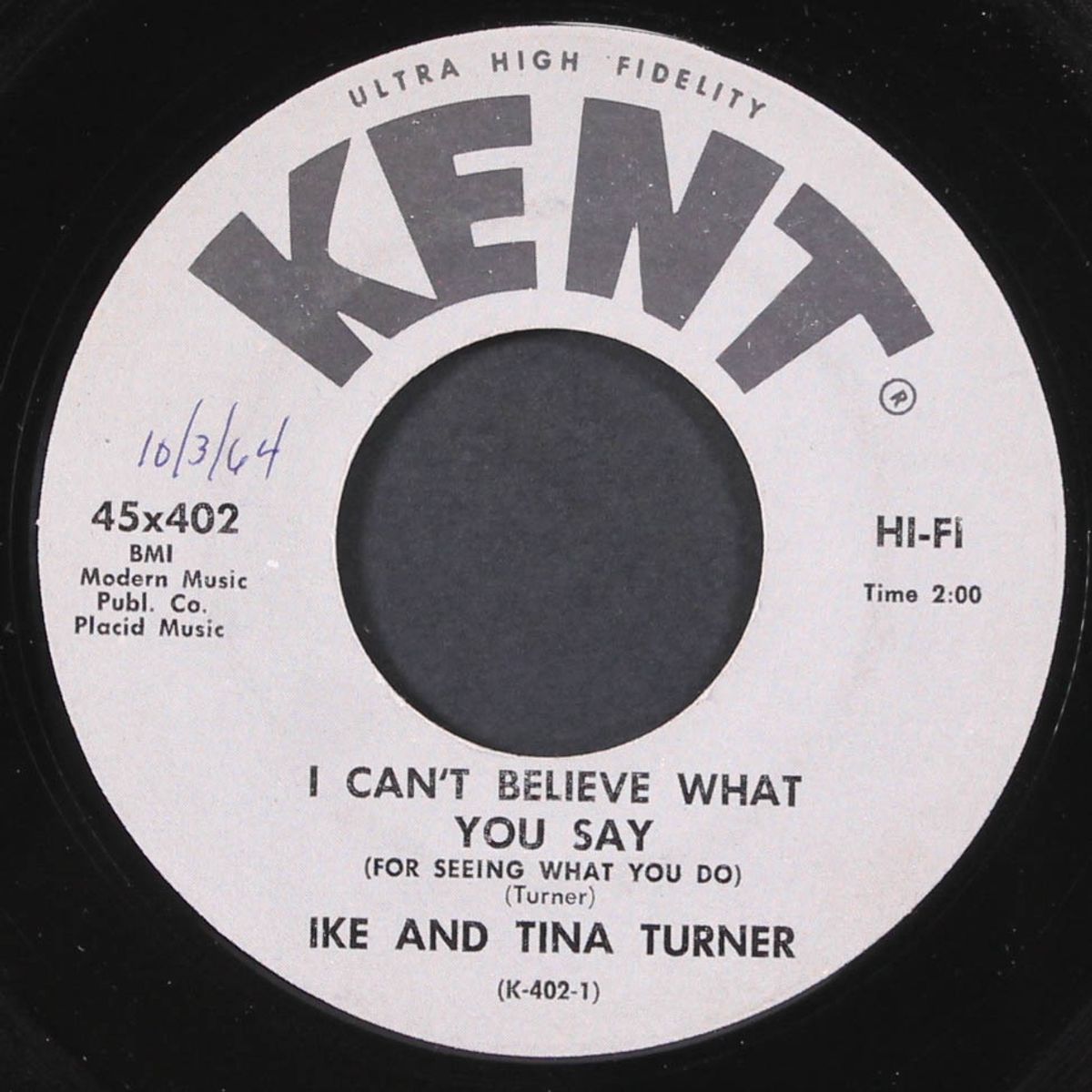 i can't believe what you say / my baby now by IKE & TINA TURNER