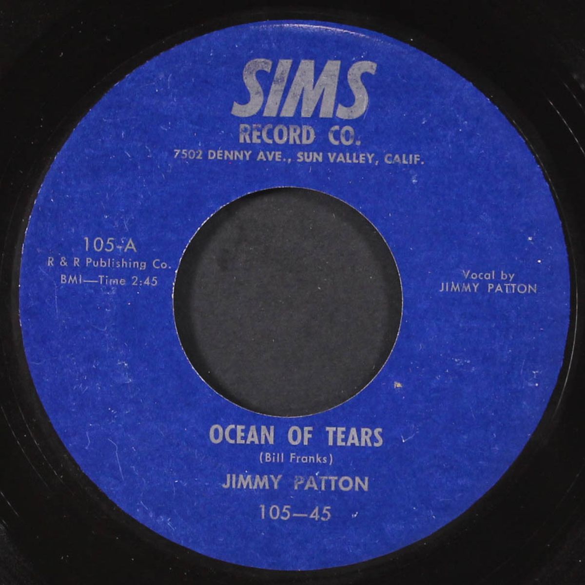 ocean of tears / i don't want it by JIMMY PATTON