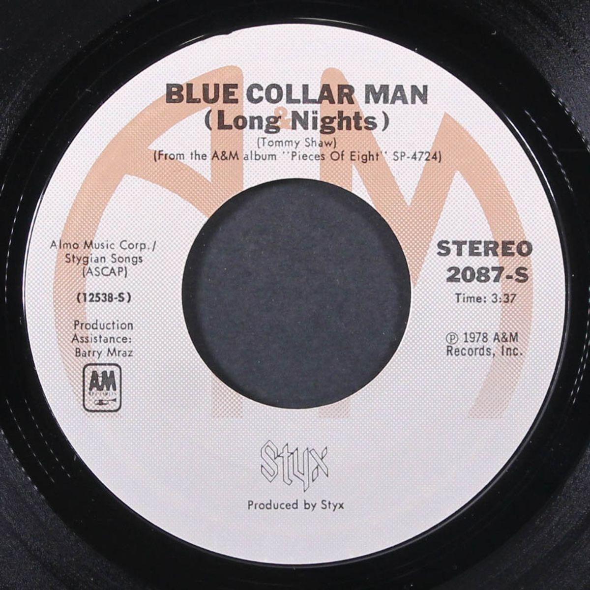 blue collar man / superstars by STYX