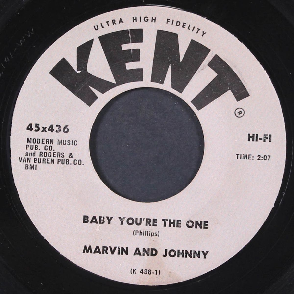 baby you're the one / dear one by MARVIN & JOHNNY