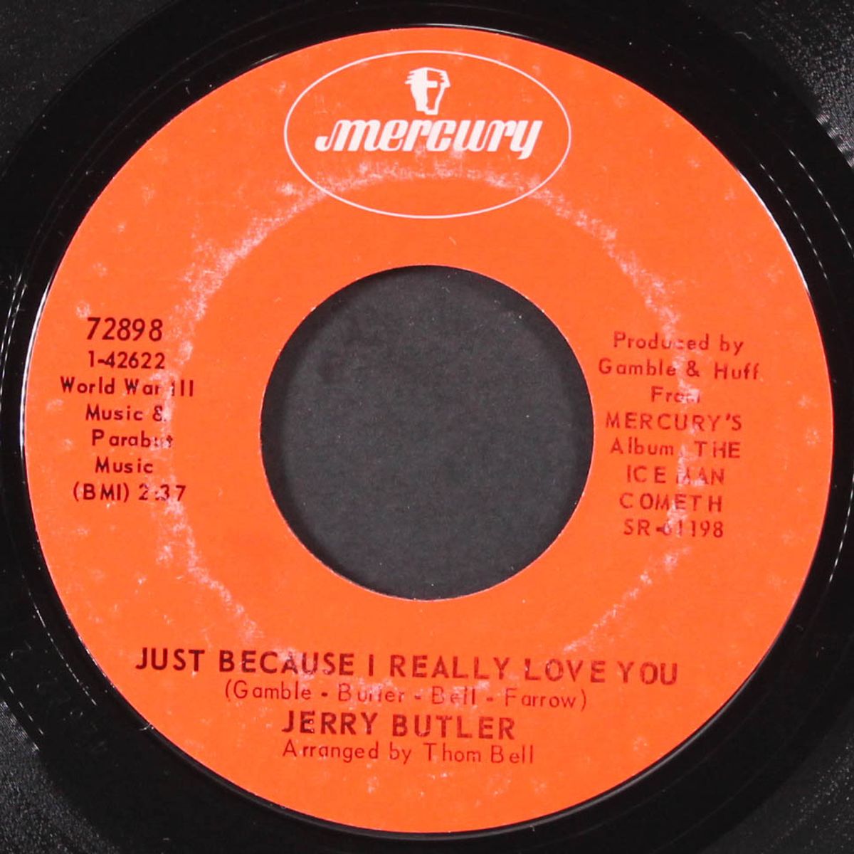 only the strong survive / just because i really love you by JERRY BUTLER