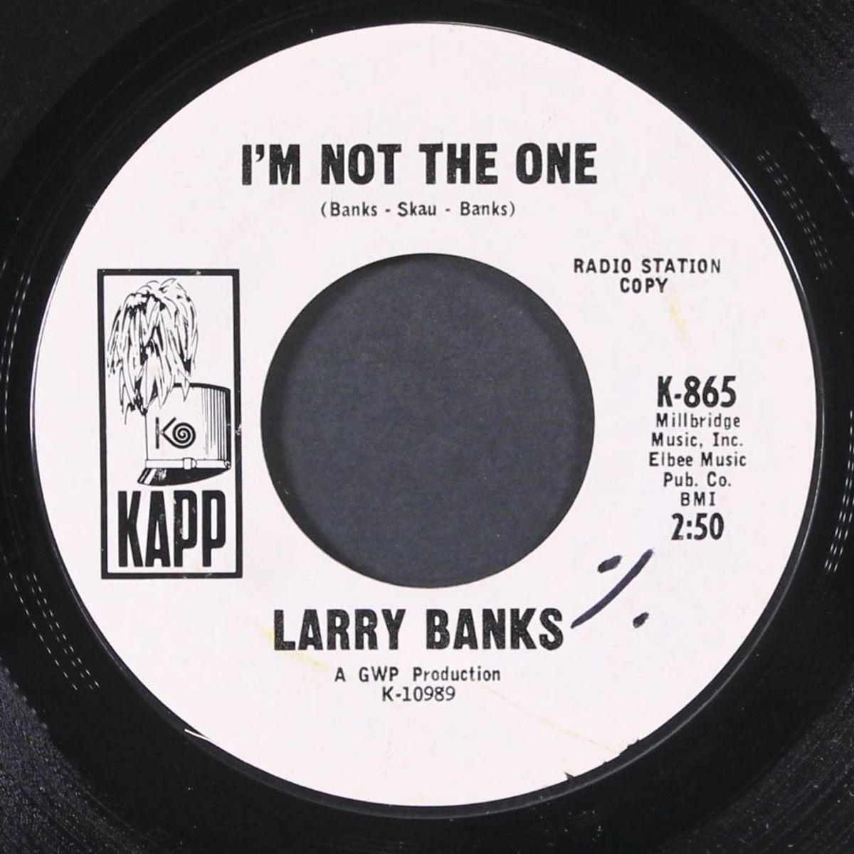muddy water / i'm not the one by LARRY BANKS