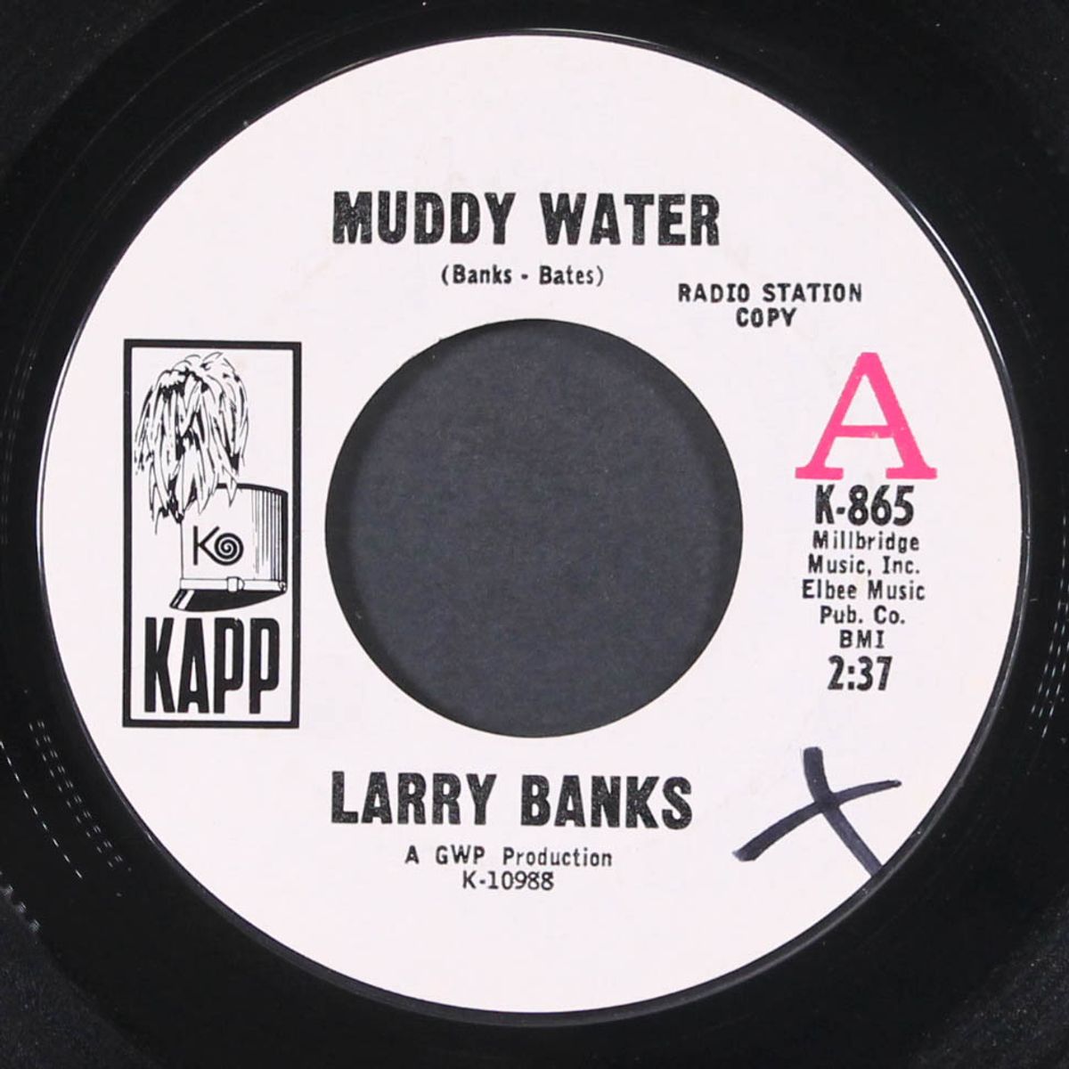 muddy water / i'm not the one by LARRY BANKS