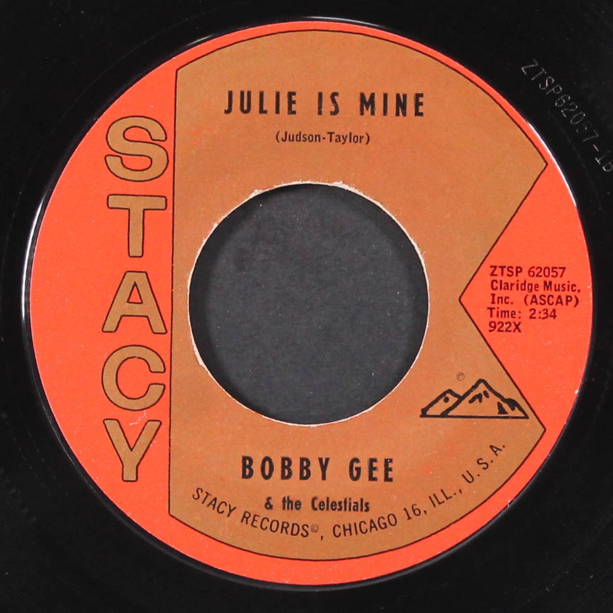 julie is mine / blue jean by BOBBY GEE & CELESTIALS
