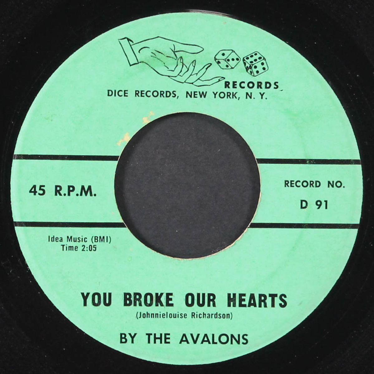 you broke our hearts / louella by AVALONS
