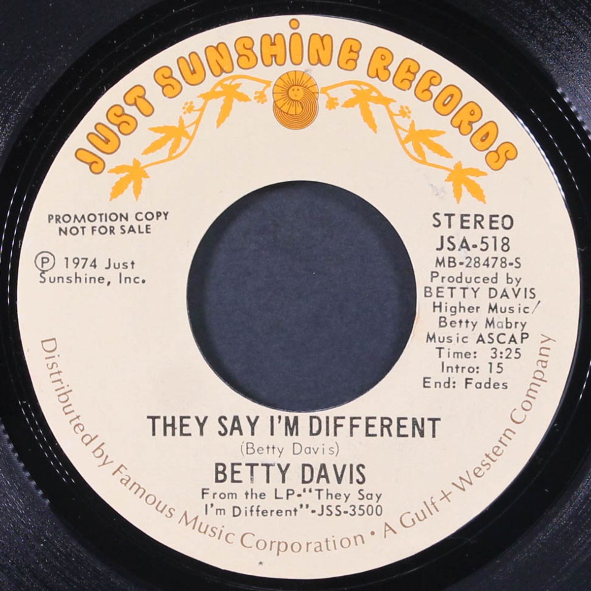 git in there / they say i'm different by BETTY DAVIS