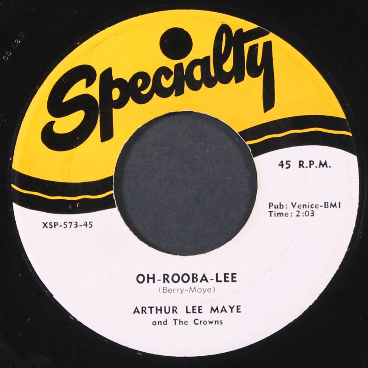 gloria / oh-rooba-lee by ARTHUR LEE MAYE & CROWNS