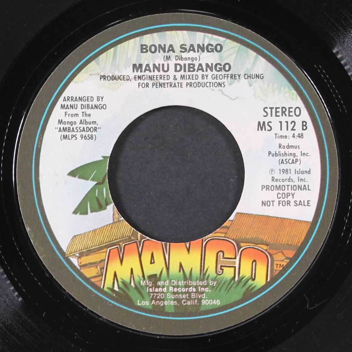 happy feeling / bona sango by MANU DIBANGO