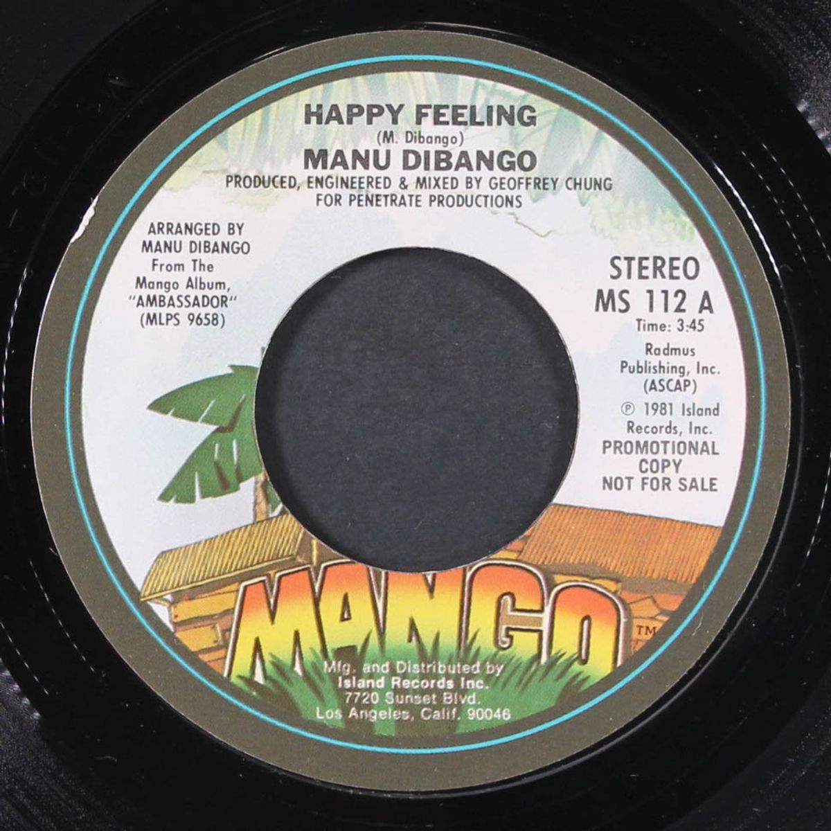 happy feeling / bona sango by MANU DIBANGO