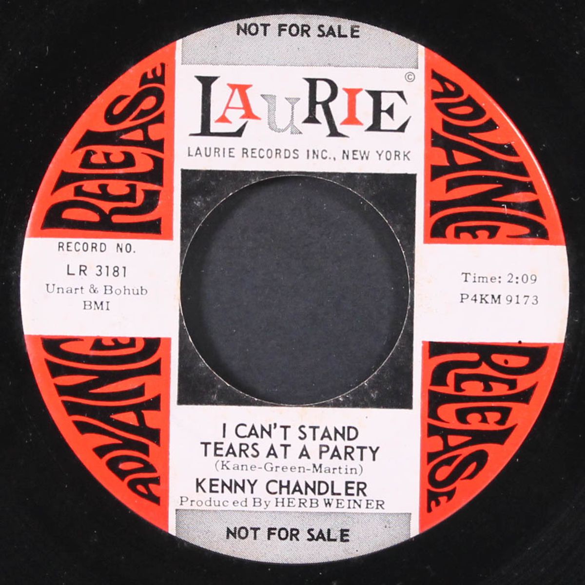 i can't stand tears at a party / i tell myself by KENNY CHANDLER