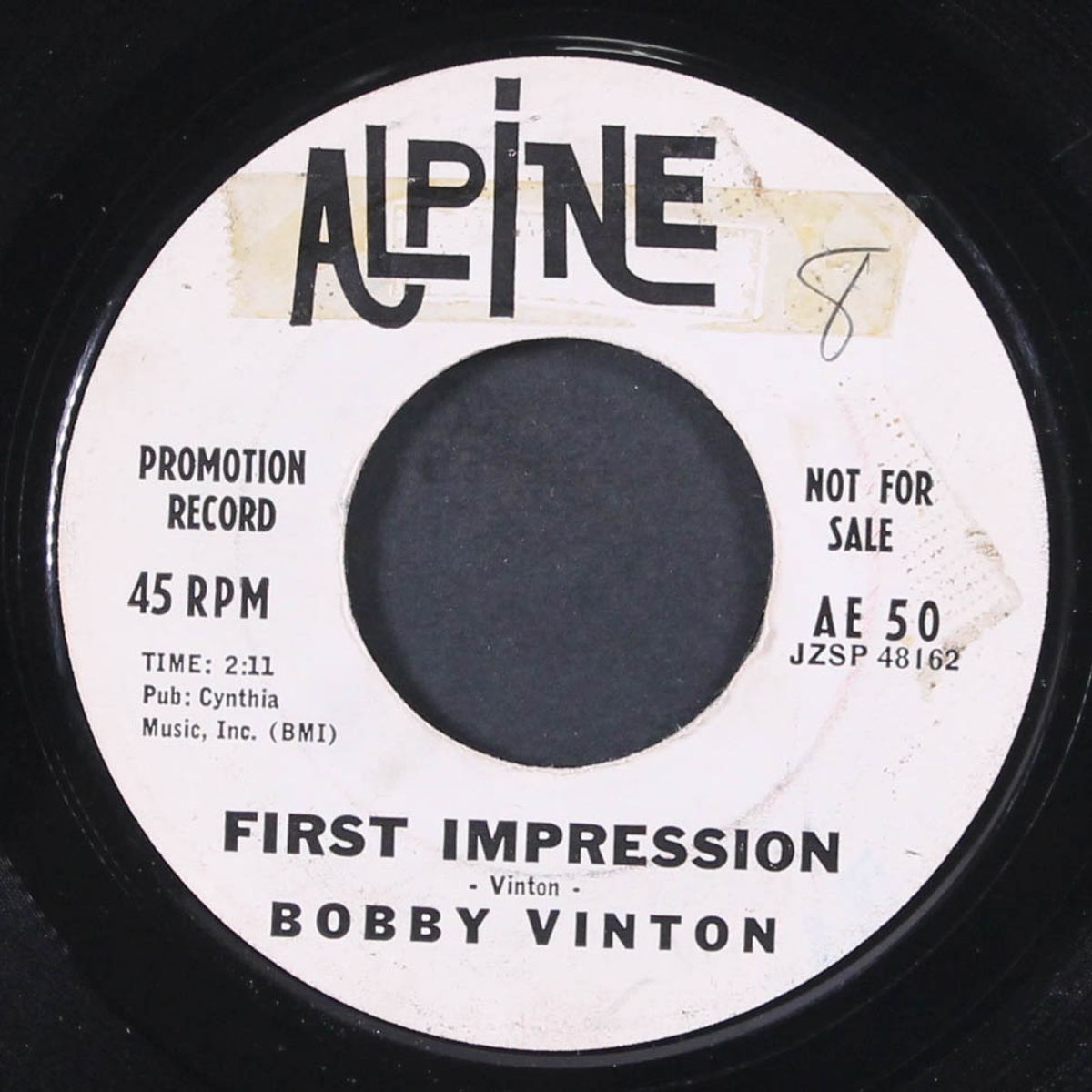 first impression / i'll never forget by BOBBY VINTON
