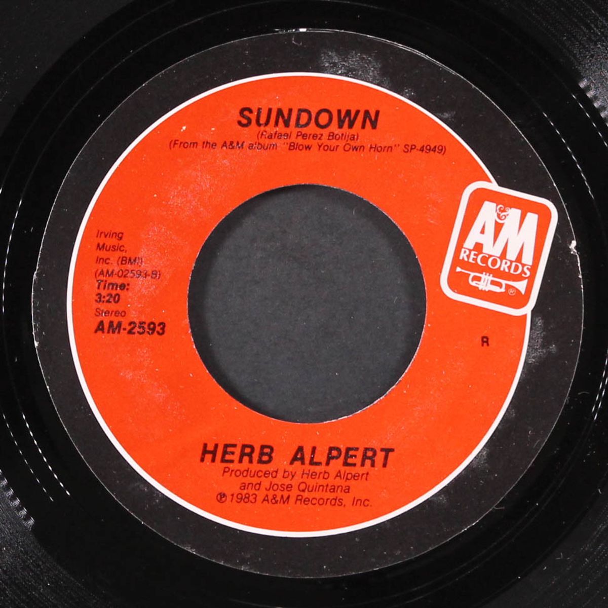 red hot / sundown by HERB ALPERT