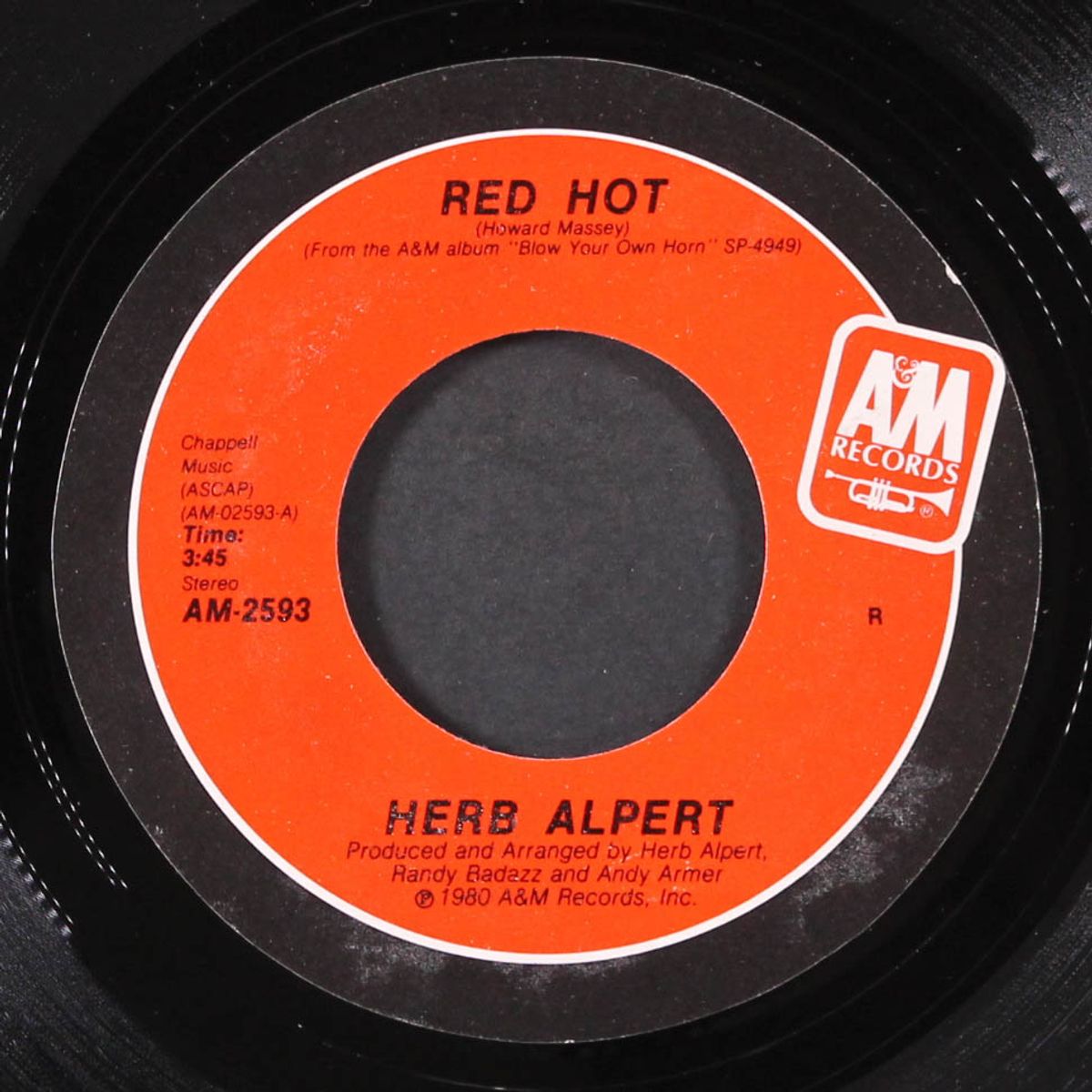 red hot / sundown by HERB ALPERT
