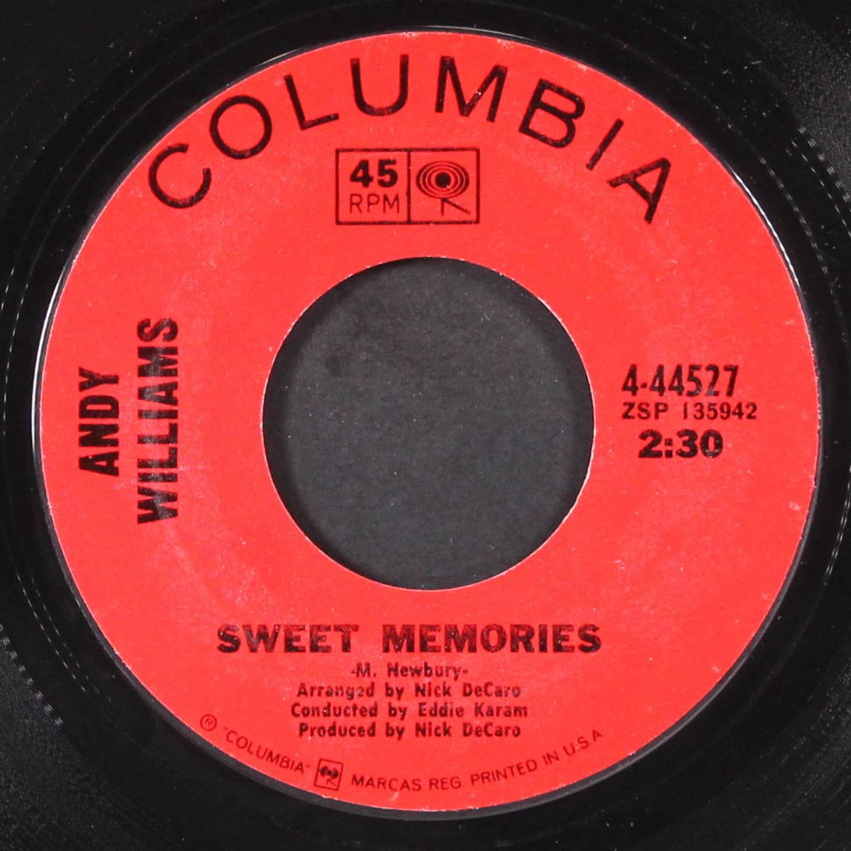 you are where everything is / sweet memories by ANDY WILLIAMS