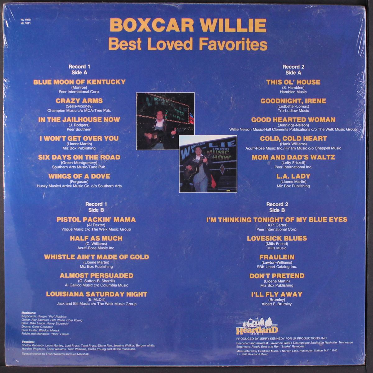 best loved favorites by BOXCAR WILLIE