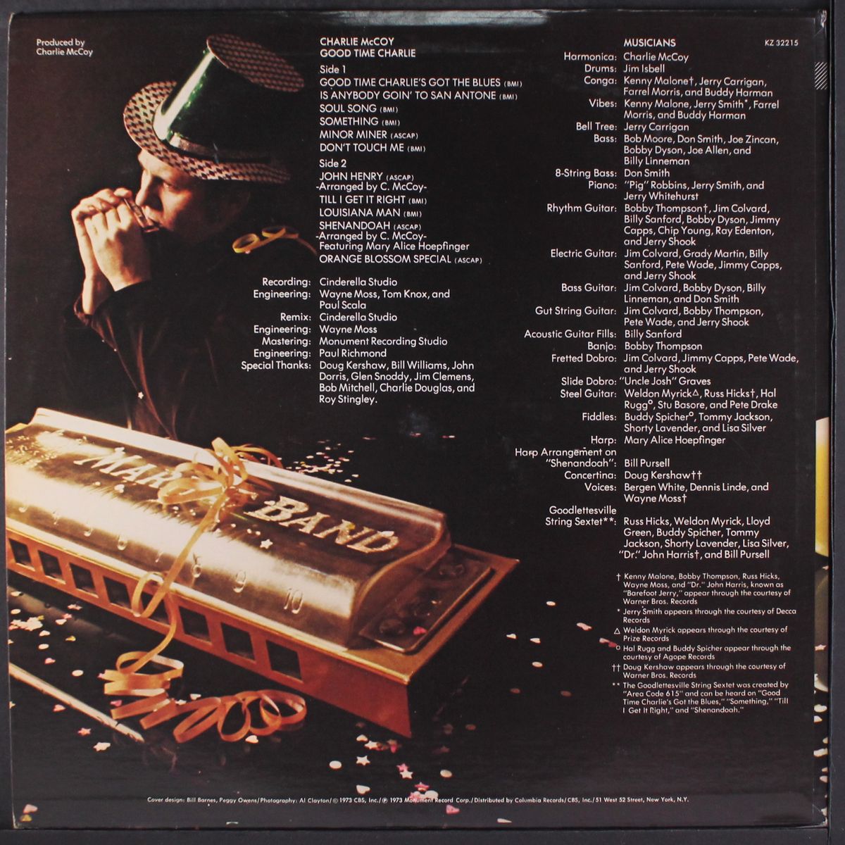good time charlie by CHARLIE MCCOY