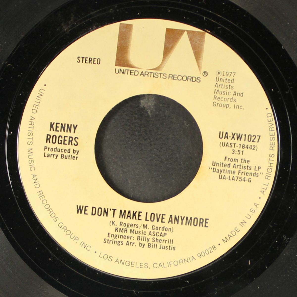 daytime friends / we don't make love anymore by KENNY ROGERS