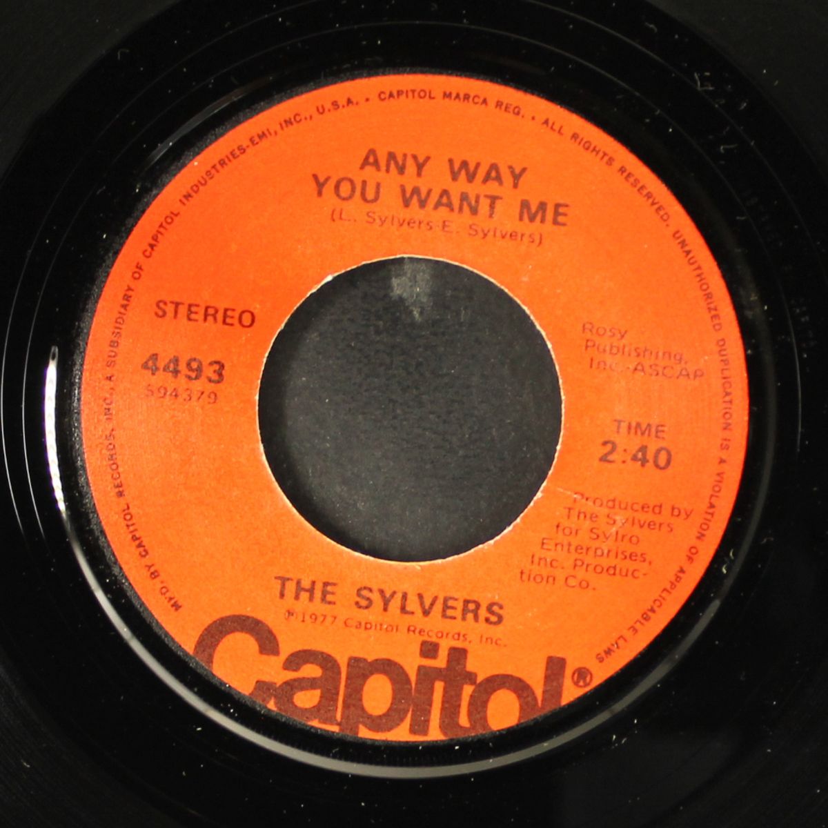 any way you want me / lovin' me back by SYLVERS