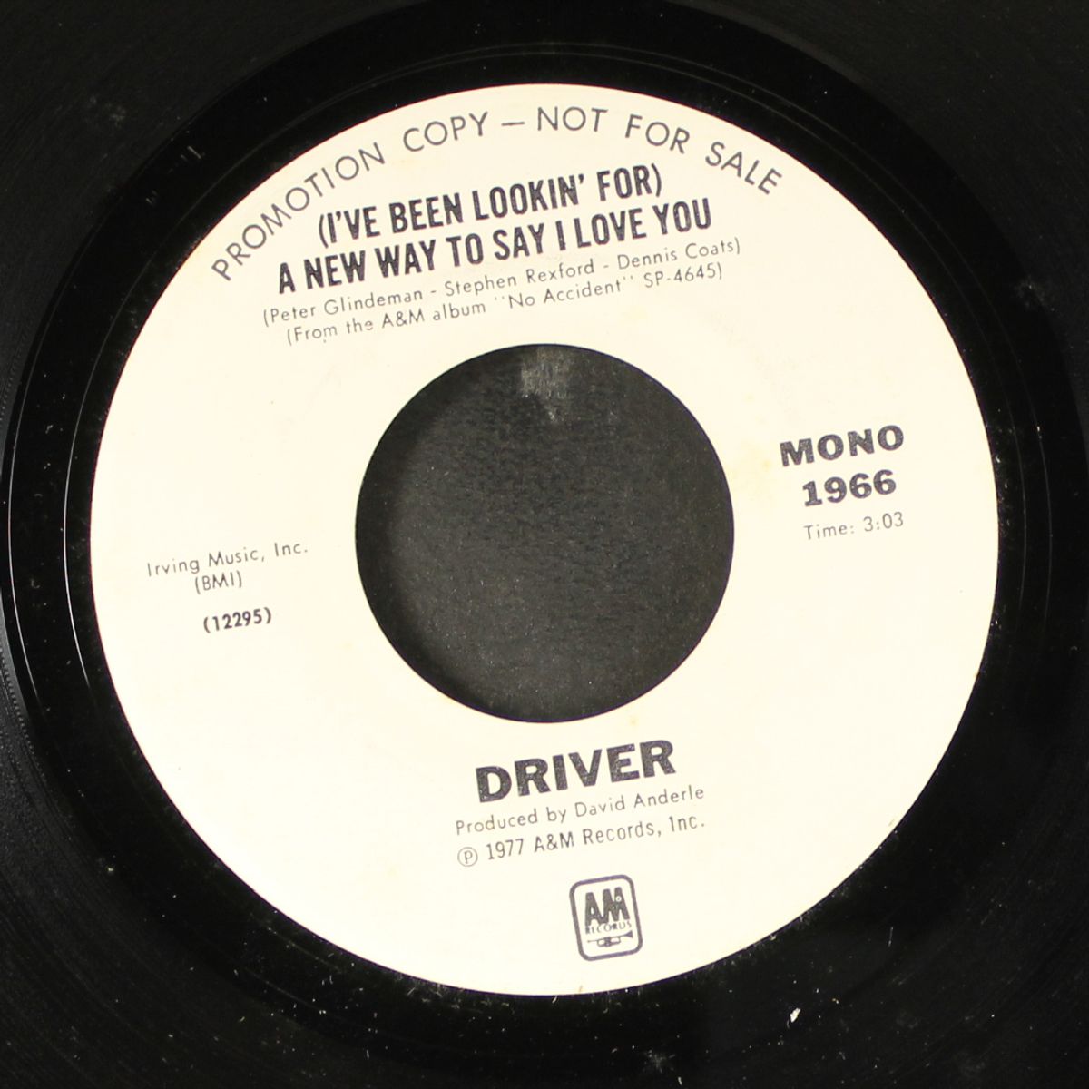 (i've been lookin' for a new way to say i love you / mono) by DRIVER