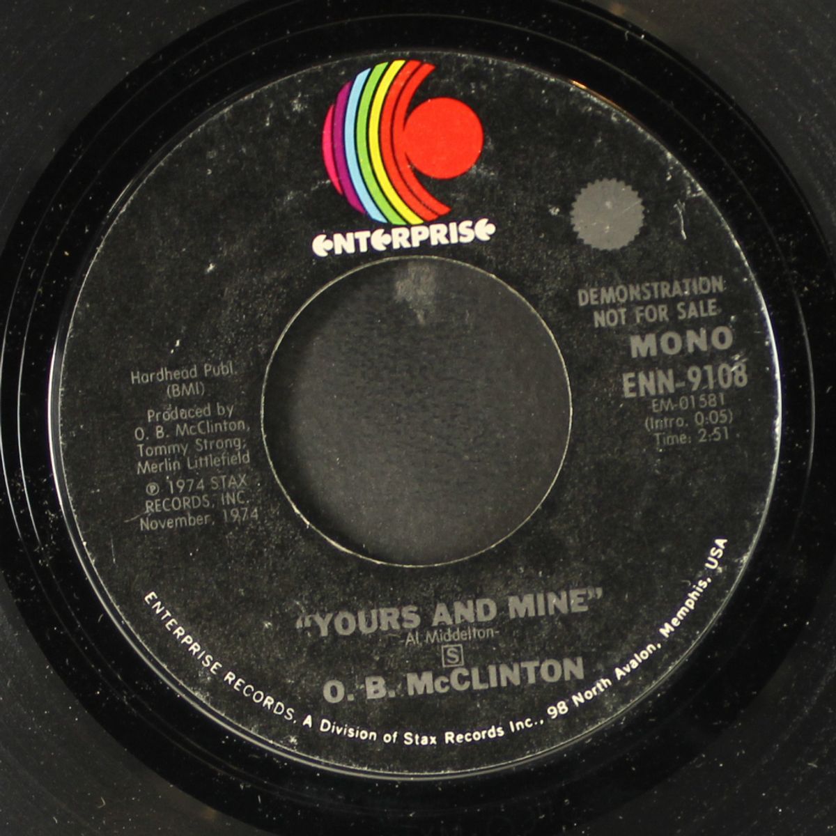 yours and mine by O.B. MCCLINTON