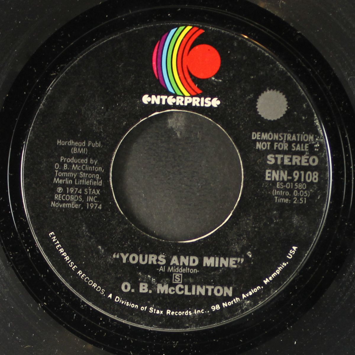 yours and mine by O.B. MCCLINTON