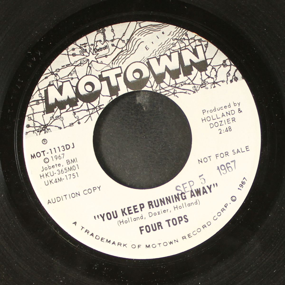 you keep running away / same by FOUR TOPS