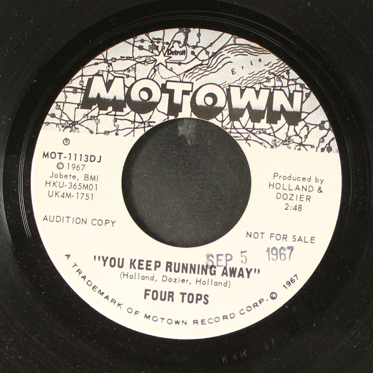 you keep running away / same by FOUR TOPS