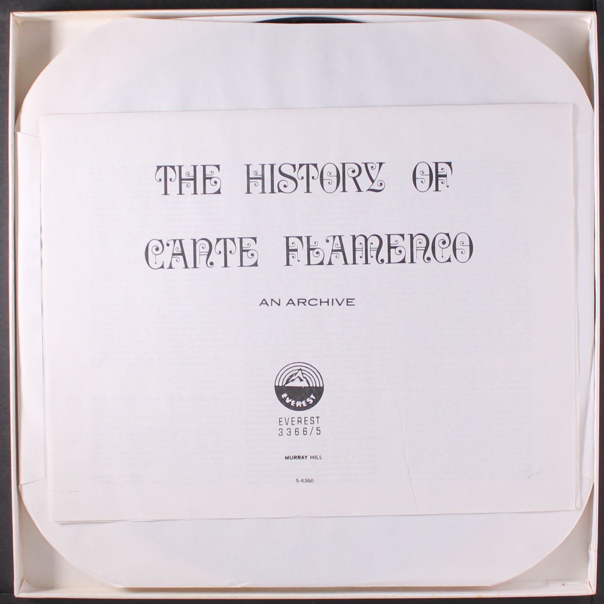 the history of cante flamenco by VARIOUS
