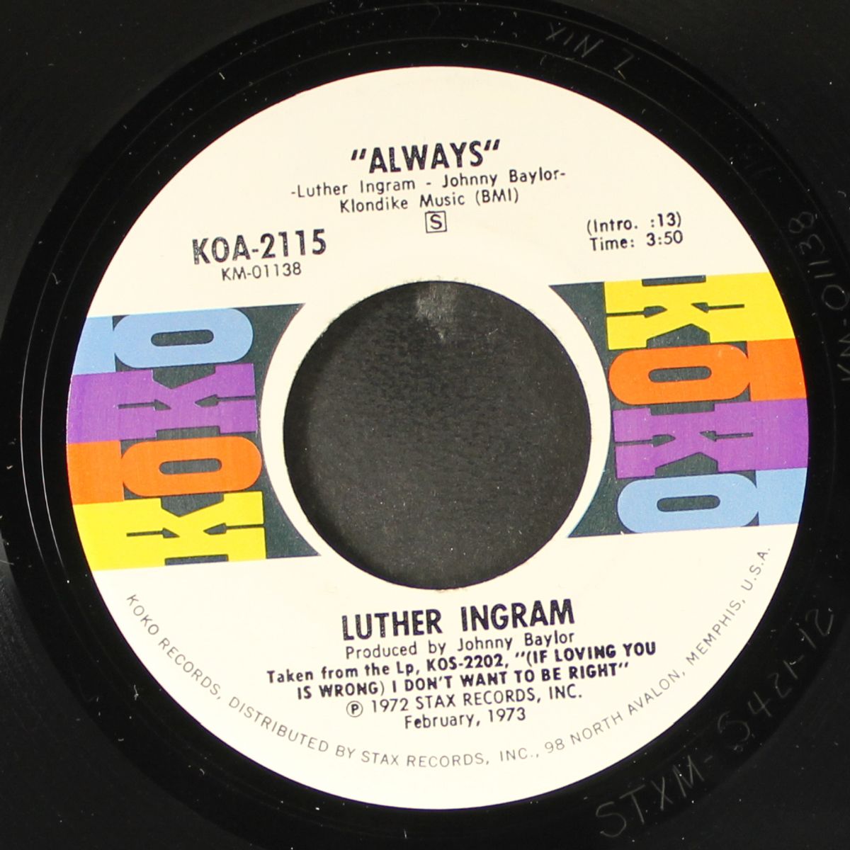 always / help me love by LUTHER INGRAM