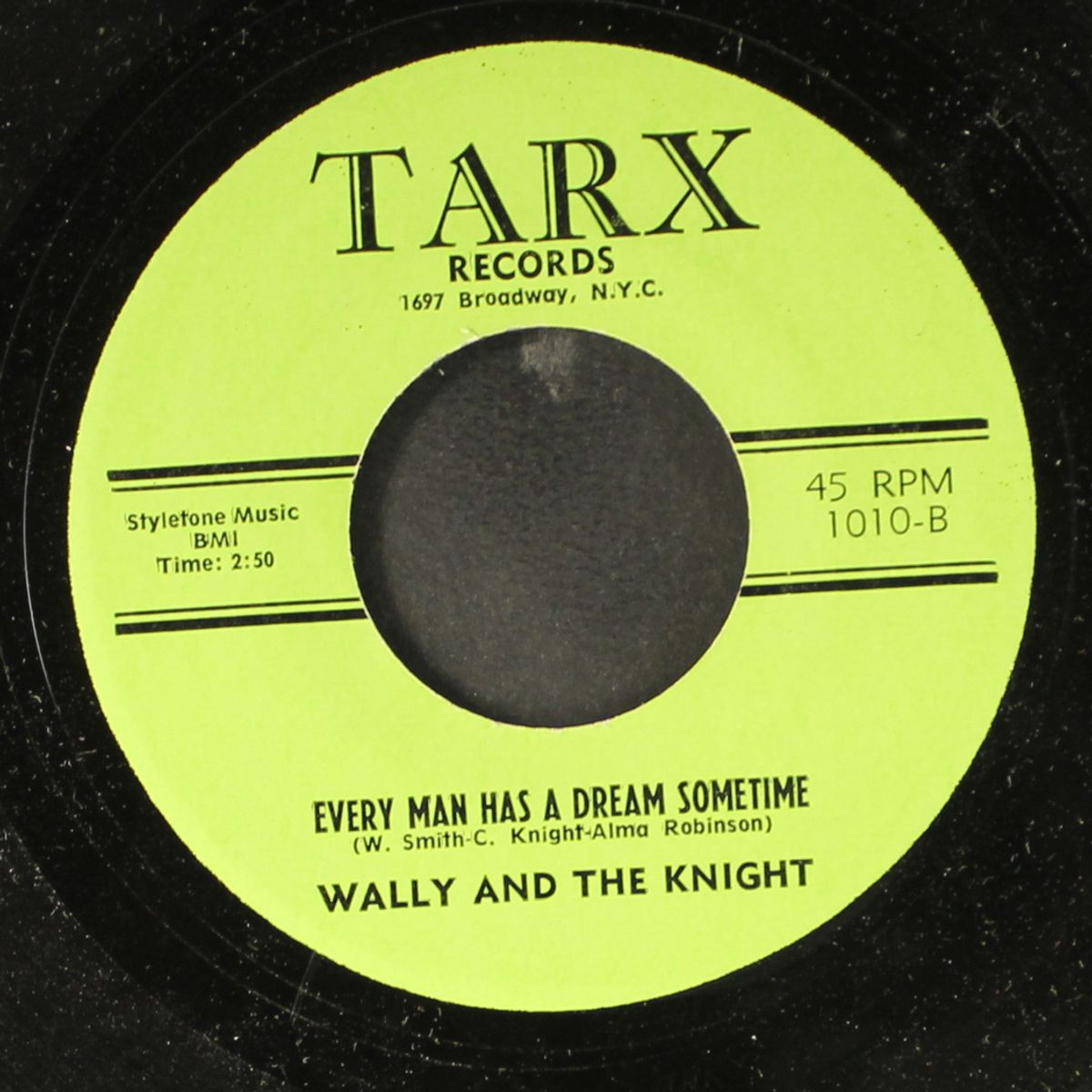 every man has a dream sometime / hang on little mama by WALLY & THE KNIGHT
