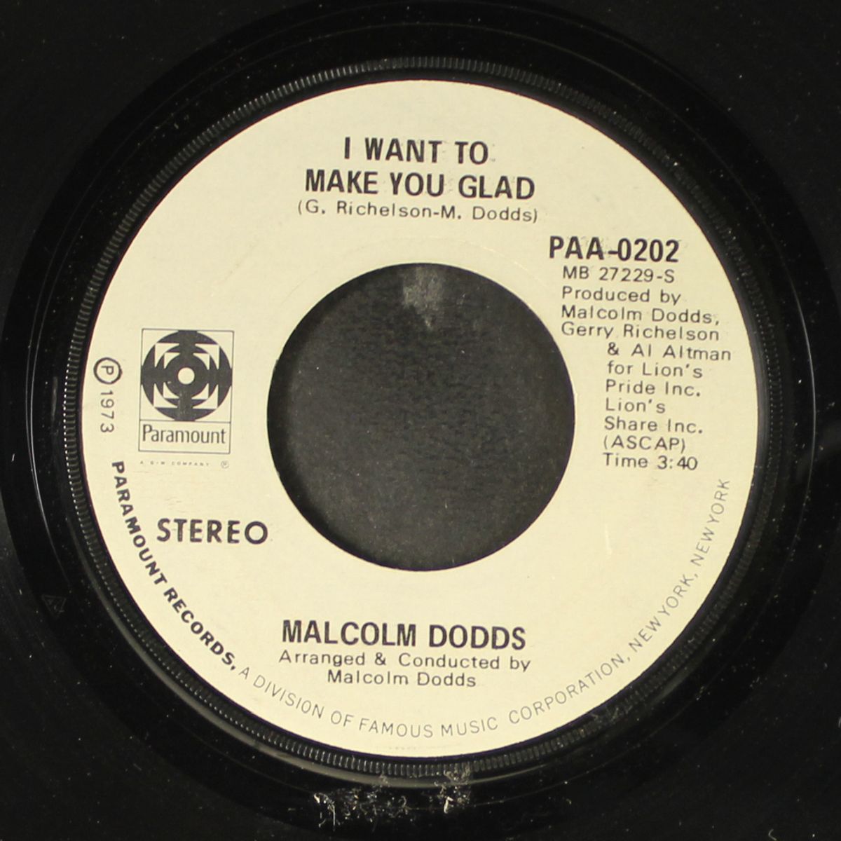 i want to make you glad / come see the sun by MALCOLM DODDS