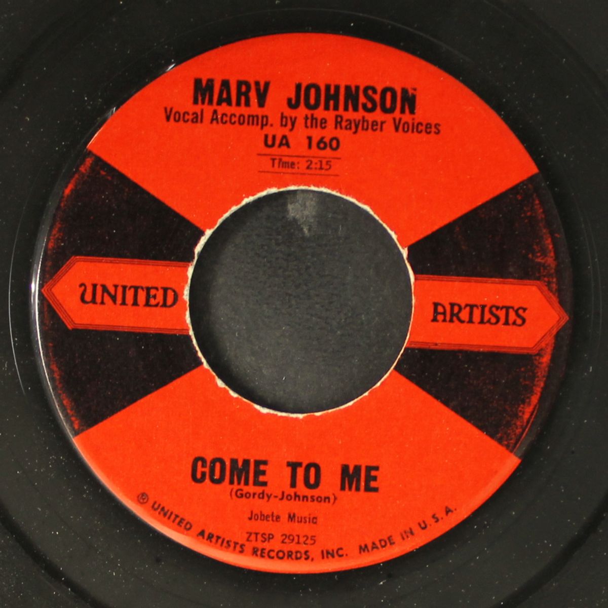come to me / whisper by MARV JOHNSON