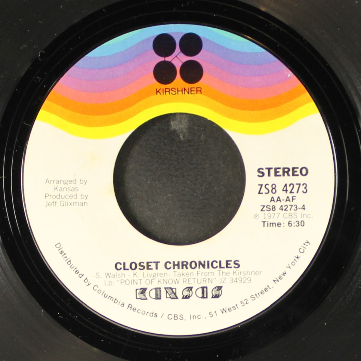 point of know return / closet chronicles by KANSAS