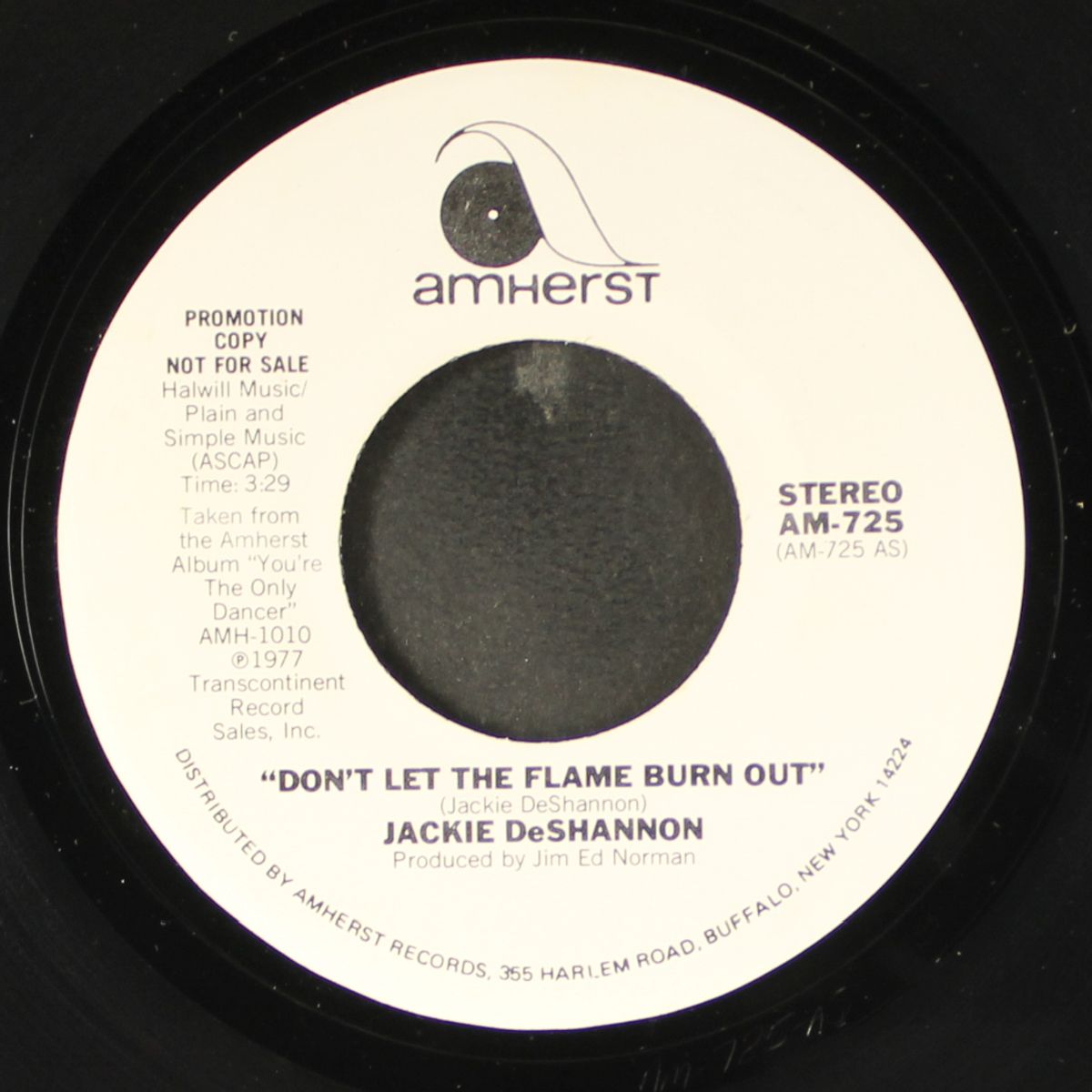 don't let the flame burn out by JACKIE DESHANNON