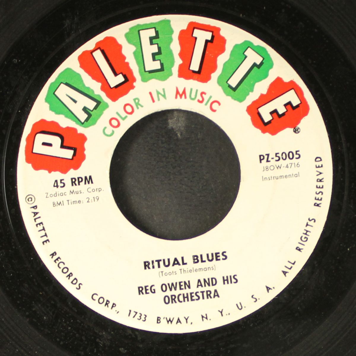 manhattan spiritual / ritual blues by REG OWEN