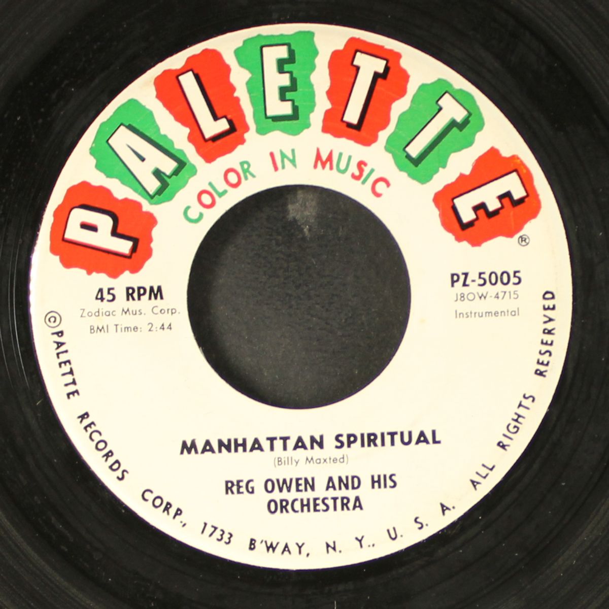 manhattan spiritual / ritual blues by REG OWEN