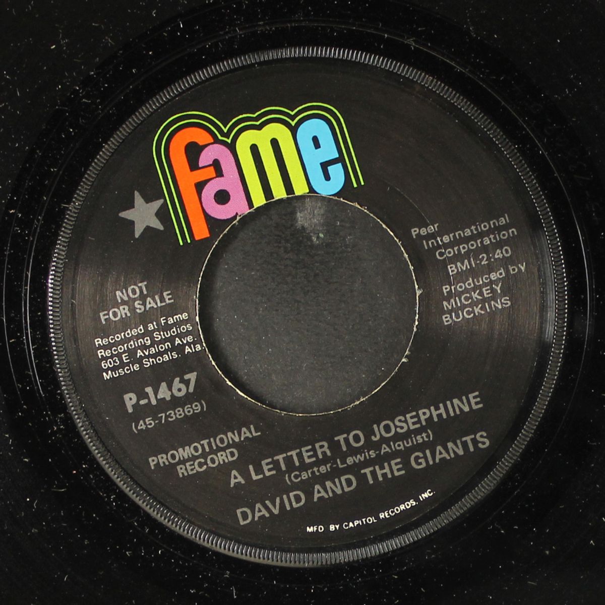 super good feeling / a letter to josephine by DAVID & THE GIANTS